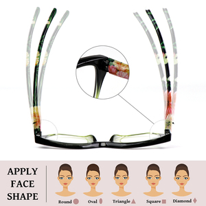 Bán buôn giá rẻ siêu thị nhựa Cat Eye thời trang Kính Đọc Sách Chống ánh sáng màu xanh Kính đọc sách cho phụ nữ - Product Image 4