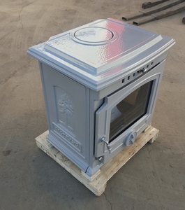 Poêle à bois <span class=keywords><strong>en</strong></span> <span class=keywords><strong>fonte</strong></span> à haute teneur <span class=keywords><strong>en</strong></span> chrome avec foyer à air tertiaire, combustion <span class=keywords><strong>en</strong></span> 3 étapes, chauffage efficace pour salon - Product Image 2