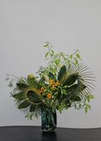 Daun Cycas Sago Kering Berkualitas Tinggi dari Pabrik Huahuan, Tanaman Hias untuk Dekorasi Pernikahan Boho, Hotel, dan Rumah