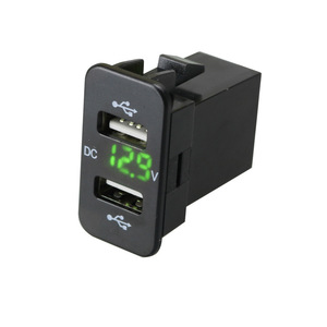 Chargeur de voiture double Usb 12-24V, affichage numérique de la tension avec indicateur lumineux Led pour Haval H6 Swift Tianyu Sx4 Vitara - Product Image 5