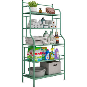 SuoErNuo חלל רב תכליתי-חיסכון אמבטיה מדפי מיקרוגל תנור סלון מדף אחסון מתלה מרפסת פרח תצוגת מדף - Product Image 2