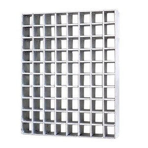 Plateforme en structure d'acier galvanisé, grille en acier soudée sous pression, plaque de couverture pour caniveau d'évacuation des eaux usées - Product Image 1