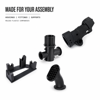 Couvre-vannes, raccords de tuyauterie et composants de contrôle des fluides en ABS et PP moulés par injection sur mesure pour applications industrielles