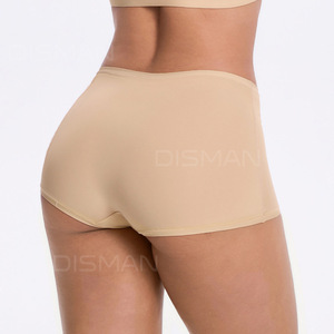 Mutande da donna a vita alta senza cuciture in maglia effetto nudo, morbide e lisce, personalizzabili (Private Label) - Collezione 2027 - Product Image 3