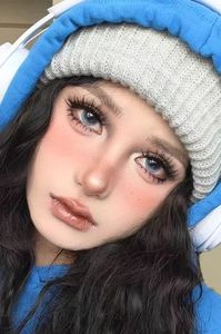 Faux cils épais de luxe léger européens et américains, style œil de chat naturel, cils uniques, style groupe de filles - Product Image 3