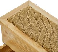 Moderne 3-Stufen Holz-Hundetreppe Komfortabler Rutschfester Teppich Abnehmbar Waschbar Tragbar Umweltfreundlich Ohne Montage Betten