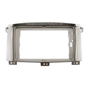 Xe đài phát thanh fascia cho TOYOTA LAND CRUISER LC 100 2003 2007 Android MP5 Máy nghe nhạc khung 2 DIN đầu đơn vị Bảng điều chỉnh Stereo Dash Bìa TRIM