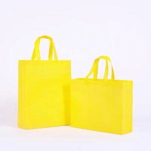 Sac de courses personnalisé en non-tissé, version verticale, à large ouverture, blanc, imperméable et enduit - Product Image 4