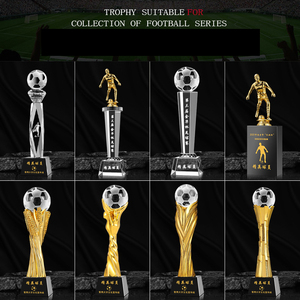 การออกแบบใหม่กีฬากอล์ฟฟุตบอลแชมป์รางวัลที่กําหนดเองถ้วยรางวัลคริสตัล K9 คริสตัลถ้วยรางวัลแชมเปี้ยนส์ลีกสําหรับของขวัญทางธุรกิจ - Product Image 4