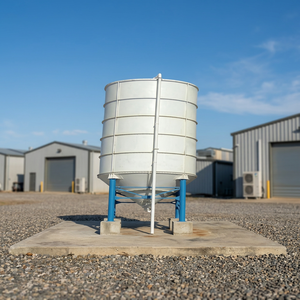 Silo en acier à assemblage par boulons KESHAV ENGINEERING pour le stockage de ciment, cendres volantes, scories, poudre de calcaire avec installation facile 300 kW 220V - Product Image 2