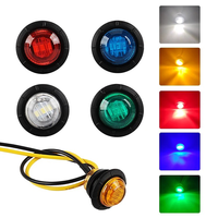 Feux arrière ronds en gros pour voitures et camions 12V-24V, feux d'avertissement latéraux avant et arrière pour camions, pick-ups, VTT et bateaux
