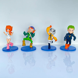 HESPER Lot de 10 figurines, 1 pièce, Anime One Piece, Les Pirates au Chapeau de Paille, Jinbe, Statue en PVC, Modèle de collection, Figurine, Poupée, Jouet pour cadeaux - Product Image 5