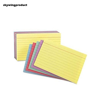 Skywingproduct Trung Quốc Cung cấp nhà máy pastel cầu vồng màu hồng 4x7 ''150gsm thẻ chỉ số với Cai Trị in ấn cho các trường học và văn phòng - Product Image 6