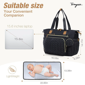 Nueva Bolsa de Pañales, Bolso de Mano de Gran Capacidad, Bolsa de Viaje para Pañales, Bolsa de Maternidad para Hospital, Bolsa para Mamá - Product Image 4