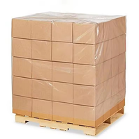 Sac de couverture de palette d'impression étanche en Pe personnalisé en gros d'usine feuille supérieure de palette en plastique couverture de palette