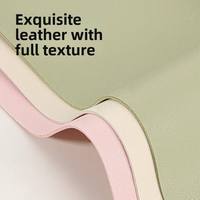 Tapis de souris de jeu en cuir PU lisse anti-rayures, tendance, en gros, en promotion, en stock pour le bureau