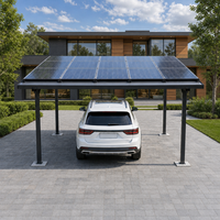 Système de montage de carport solaire économique en acier à poutre H à large bordure pour l'intérieur et l'extérieur