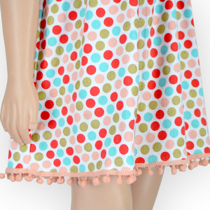 Vestido de Verano para Bebé Niña con Estampado Digital Personalizado y Mangas con Volantes, Falda para Bebé de 12 Meses - Product Image 4