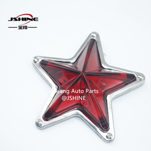 DC 24V Forma de estrella LED Marcador Luz Vidrio real Colorido Amarillo Verde para camión Remolque Autobús Lámparas para <span class=keywords><strong>Scania</strong></span>-Nueva condición - Product Image 5