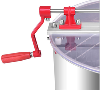 Extracteur de miel manuel pour 4 cadres, centrifugeuse à miel pour apiculture
