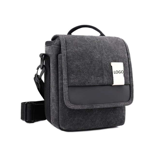 Hongdak Camera Bag Small Mirrorless Camera Shoulder Bag Purse Waterproof Canvas Cute Compact Camera Messenger Bag case