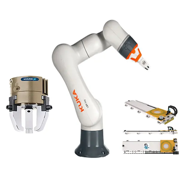 Robô KR Cobot LBR iisy 3 R760 de alto desempenho com gabinete de microcontrolador KR C5 combinado para KUKA para montagem