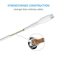 Câble USB-A vers Micro 3A à injection PVC de haute qualité, prix usine, transfert de données haute vitesse, charge rapide pour smartphone