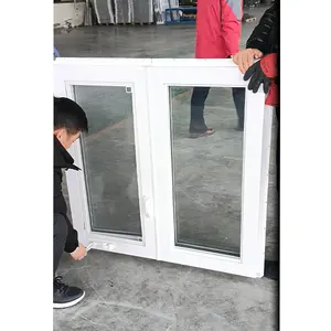 UPVC Casement Windows Cheap Price and Low Price with Mosquito Nets