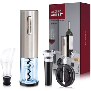Tire-bouchon électrique automatique sans fil Oster <span class=keywords><strong>Secura</strong></span>, avec logo personnalisé, fonctionnant sur piles, pour cadeaux de vin rouge, ensemble ouvre-bouteille de vin - Product Image 1