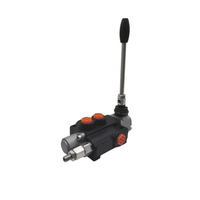 Válvula de Control Direccional Hidráulica Monobloque Manual de Cuatro Vías P40 de 3 Bobinas, 40L/min, 31.5MPa, 24V DC para Maquinaria Agrícola