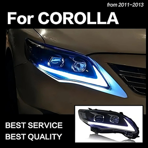 Farol Frente LED Faróis Plug Play DRL Atualização para Toyota Corolla E140 E150 2011-2013 Projetor Faróis Sinal Dinâmico - Product Image 5