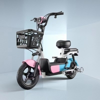 Vélo électrique pour adultes, idéal pour les trajets urbains, élégant et décontracté, avec amortisseurs, vélo électrique à deux roues.