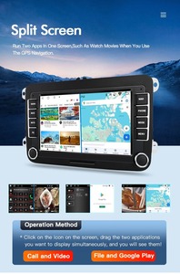 Reproductor <span class=keywords><strong>Multimedia</strong></span> para Auto con Android 14, Pantalla de 7 Pulgadas, DSP, CarPlay, Cámara de Reversa Integrada, WiFi, GPS, 1 Año de Garantía para VW Passat B6 Amarok - Product Image 5