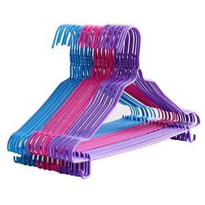 Plastic Coated Clothes Hanger Rectangle Shape <b>With</b> <b>Hooks</b> For Adult Clothing Drying And Storage Organizing - Product Image 4