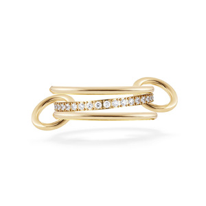 European Style Diamond <b>Ring</b> <b>Set</b> Stackable Geometric Design <b>Gold</b> Tone Women's Jewelry Gift - Product Image 1
