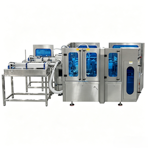 Máquina Empacadora de Bolsas Preformadas Rotativa Eléctrica ABBA-300R, 8 Estaciones, Automática, para Bolsas Doypack con Cierre, Empaquetado de Papel para Alimentos - Product Image 1
