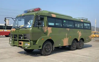 Bus tout-terrain Dongfeng 6X6 à transmission intégrale avec transport de personnel, 30-35 places, moteur Commins à vendre