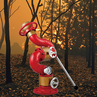 Canon à mousse à eau de feu à rotation automatique Moniteur d'incendie au sol pour la lutte contre l'incendie