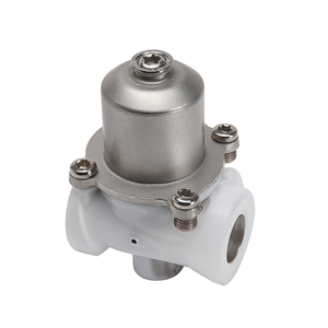 วาล์วน้ำโซลินอยด์ขนาดเล็ก COVNA แบบอุณหภูมิปกติ ขนาดพอร์ต 6 มม. ใช้ไฟ DC24V วัสดุ PP เกรดอาหาร รองรับไฟ DC12~24V - Product Image 4