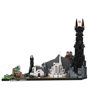 Bộ đồ chơi lắp ghép Funbuild the Lord Bricks Toys ABS Toys of the Rings Skylines, đồ chơi xếp hình giáo dục, bộ xây dựng kiến trúc - Product Image 2