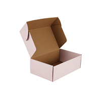 Boîte à maquillage rose écologique en gros, emballage en carton pliable personnalisé pour une expérience d'expédition de produits cosmétiques et de beauté