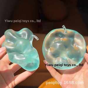 Jouet de décompression Pomme Verte à pincer, Le Qing Tifan Lin, Balle artisanale élastique à rebond lent, pour enfants (7-14 ans) - Product Image 3