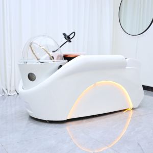 Lit de lavage capillaire <span class=keywords><strong>professionnel</strong></span> à circulation d'eau - Lit de <span class=keywords><strong>spa</strong></span> à massage par vibration, vente directe d'usine - Product Image 1