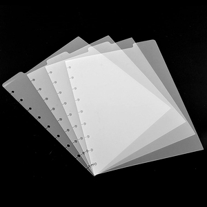 9 đĩa Frosted PP chỉ số ngăn chỉ số trang tấm 7x9.25 inch discbound bên trong giấy hạnh phúc kế hoạch filofax Organizer Tab Divider - Product Image 3