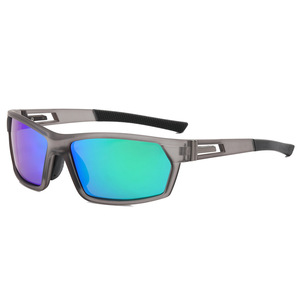 Xsy Sports Sunglasses Polarized UV400 <b>Black</b> <b>Frame</b> TAC Lens For Men Outdoor Cycling Driving - Product Image 3