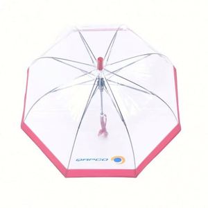 Parasols transparents miniatures en plastique de haute qualité, mignons et automatiques, personnalisables avec impression de logo, pour enfants, pour l'extérieur - Product Image 2