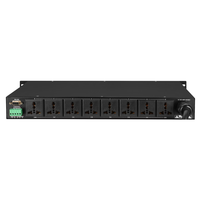 Séquenceur haute puissance Ipalead direct d'usine | Contrôleur d'alimentation à montage en rack à 8 sorties pour système d'amplificateur Système de conférence audio