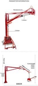 Greifer auswahl für Karton elektrisch Mit Luft auf Rädern Pneumatisches Heben Mini-Nutzlast 50kg Roboterarm - Product Image 4