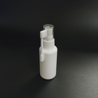 Flacons pulvérisateurs nasaux en plastique PET blanc vides de 10 ml, 20 ml, 30 ml, 50 ml, pulvérisateur médical pour la gorge, flacons pulvérisateurs oraux et nasaux
