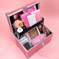 Kit Complet de Formation et d'Entraînement pour Extensions de Cils Individuels avec Tête de Mannequin de Maquillage, Marque Blanche